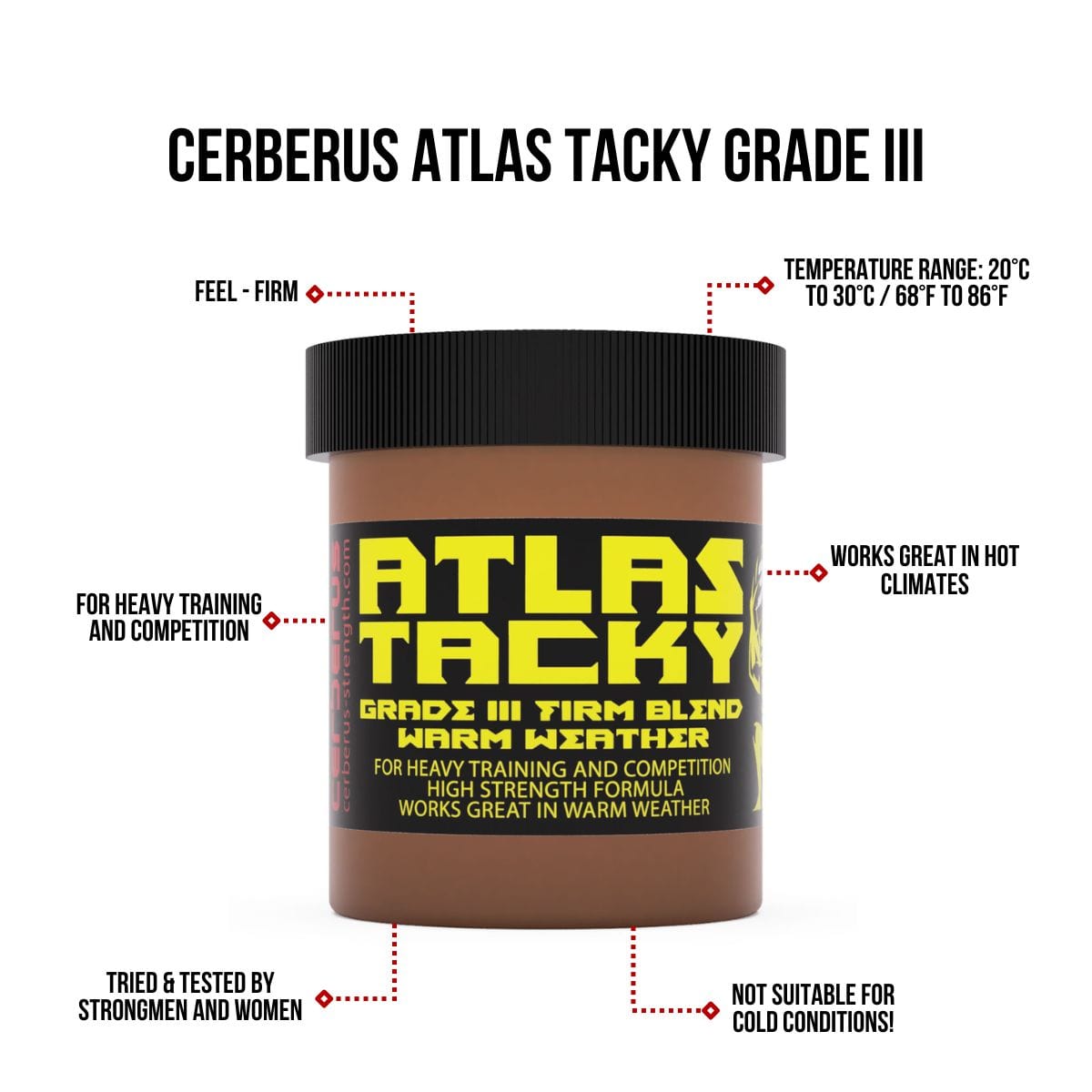 Atlas Tacky Grade III - Firm Blend - Warm Weather