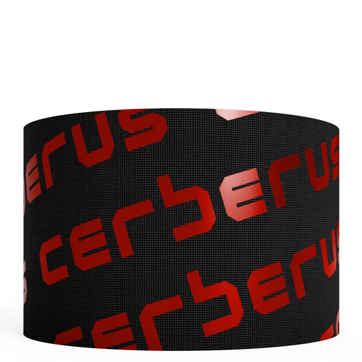 Black tape with red 'Cerberus' text on a white background