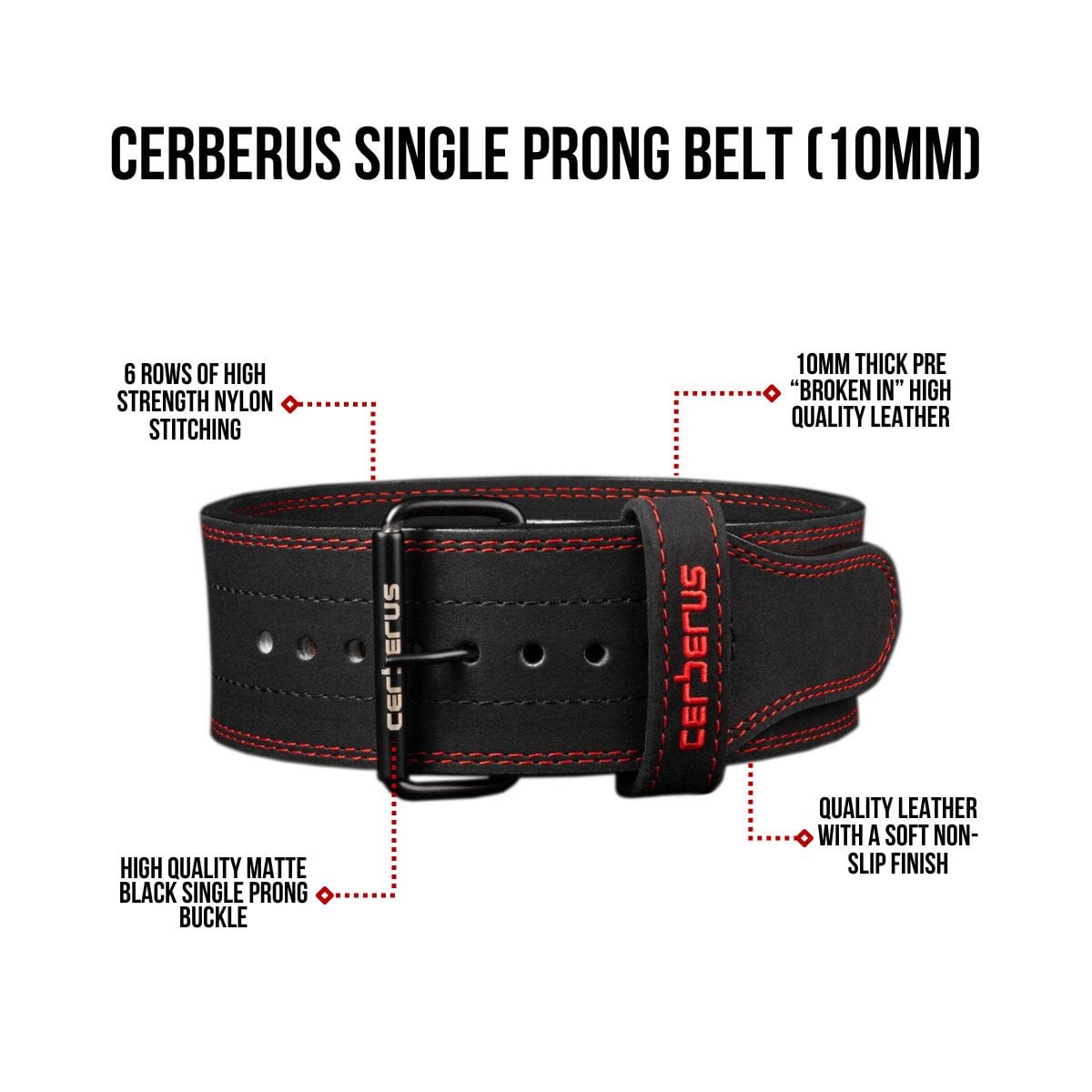 Single Prong Belt (10mm)