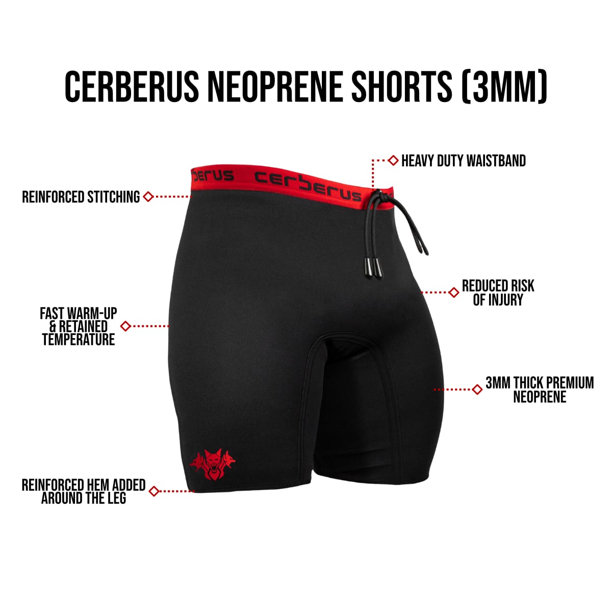 Strongman Neoprene Shorts (3mm)