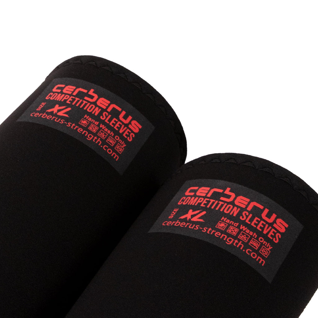 7mm COMPETITION Knee Sleeves – CERBERUS Strength Canada