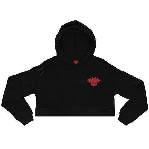 Image of CORE Cropped Hoodie (Black)